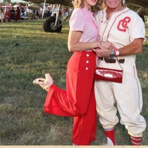 Vintage 1940’s Tie neck Jumpsuit